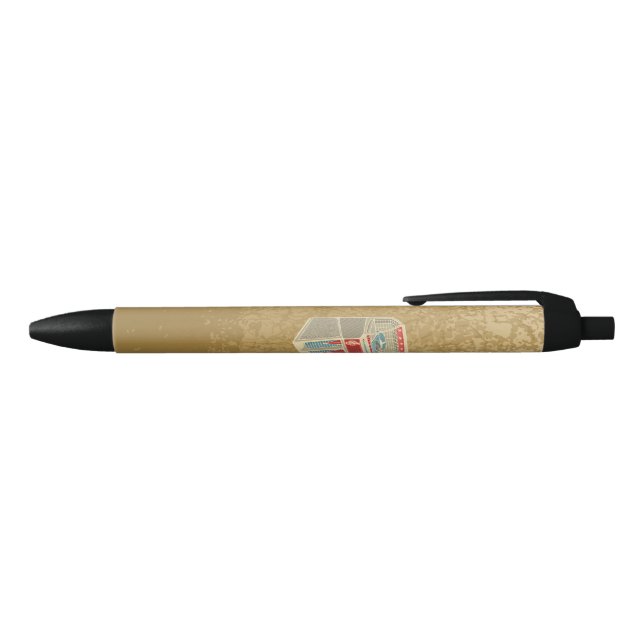 Grunge Jukebox Black Ink Pen (Top)