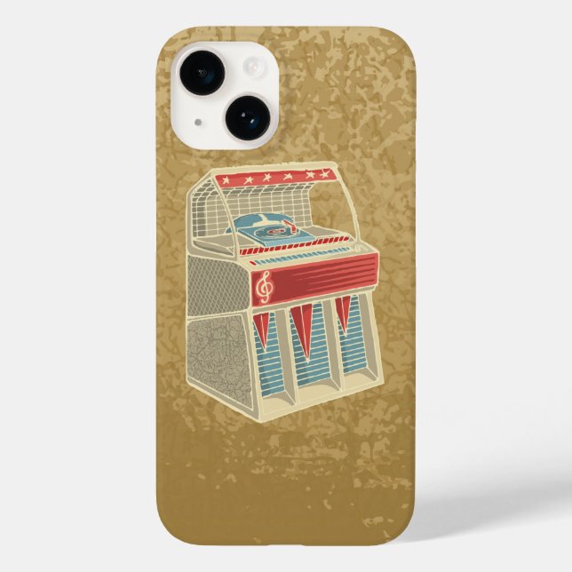 Grunge Jukebox Case-Mate iPhone Case (Back)