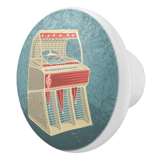 Grunge Jukebox Ceramic Knob (Right)