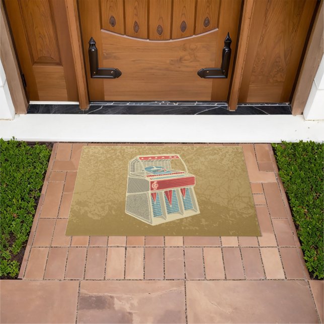 Grunge Jukebox Doormat (Outdoor)