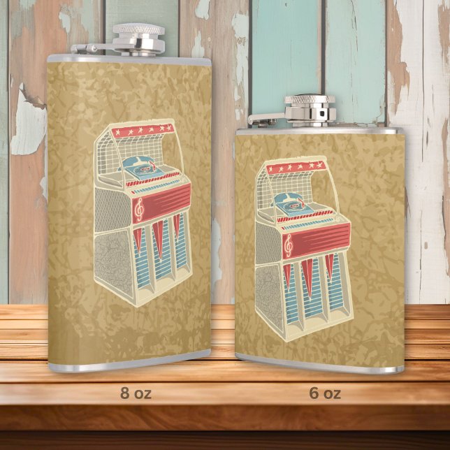Grunge Jukebox Hip Flask (Creator Uploaded)