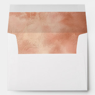 Grunge Leather Blush Peach Cowgirl Theme Envelope