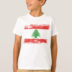 Grunge Lebanon Flag T-Shirt