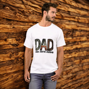 Grunge Letters "DAD" Man Myth Legend Saying Quote T-Shirt