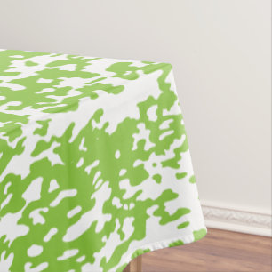 Grunge Lime Green Pattern - Summer Abstract Decor Tablecloth