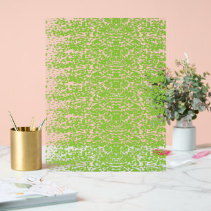 Grunge Lime Green Texture Acrylic Sign