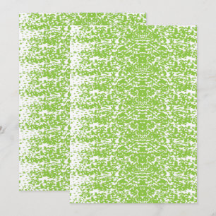 Grunge Lime Green Texture Invitation
