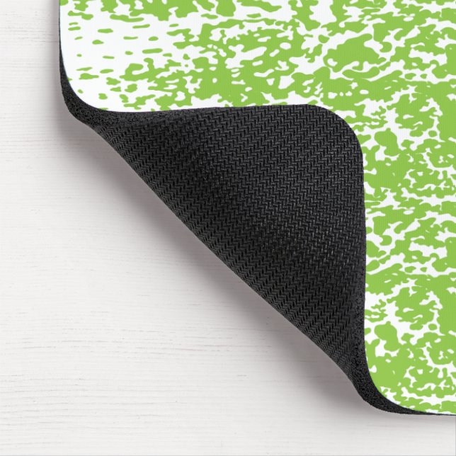 Grunge Lime Green Texture Mouse Pad (Corner)
