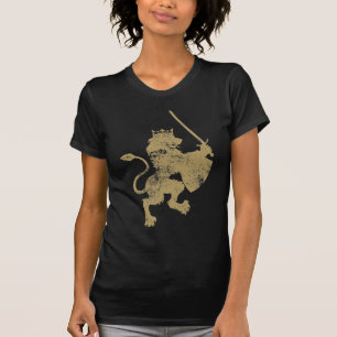 Grunge Lion King Ladie's Dark Twofer T-Shirt
