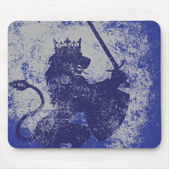 Grunge Lion King Mousepad (Front)