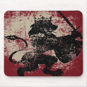 Grunge Lion King Mousepad