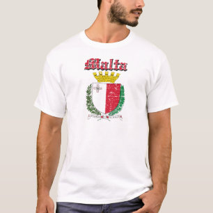 Grunge Maltese coat of arms designs T-Shirt