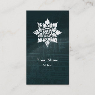 Grunge Mandala Business Card