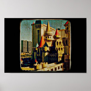 Grunge Mediaeval Castle Poster