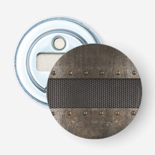 Grunge metal background bottle opener