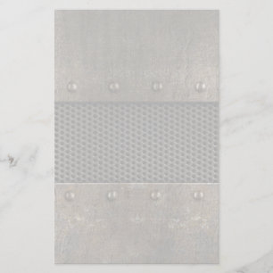 Grunge metal background stationery