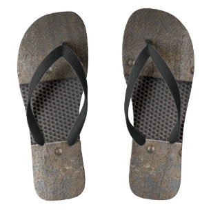 Grunge metal background thongs