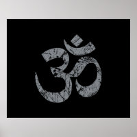 Grunge OM Symbol Spirituality Yoga
