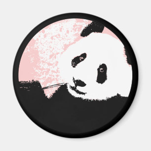 grunge panda. magnet