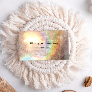 Grunge Pastel Tan Biege Business Card