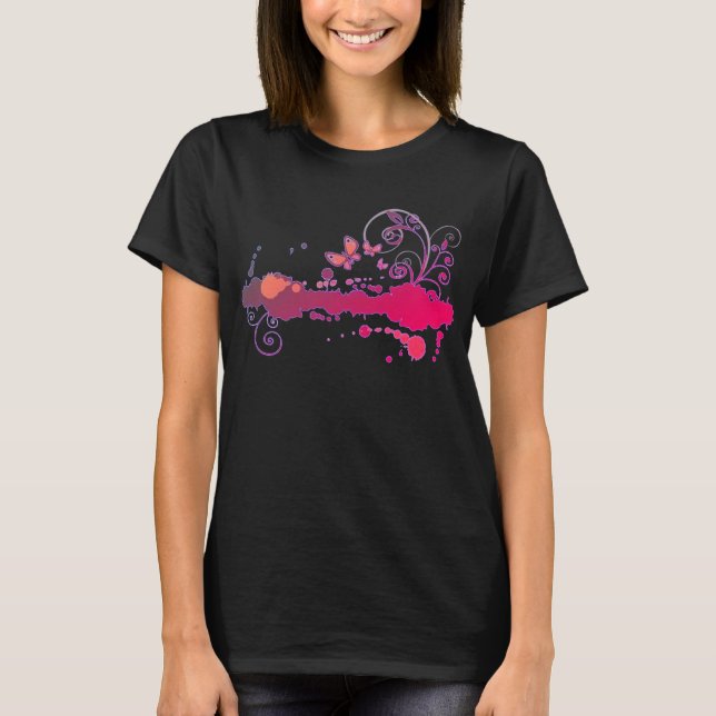 Grunge Pattern T-Shirt (Front)