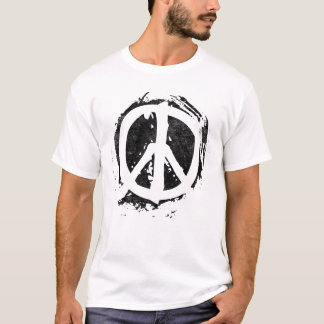 Grunge Peace Symbol T-Shirt