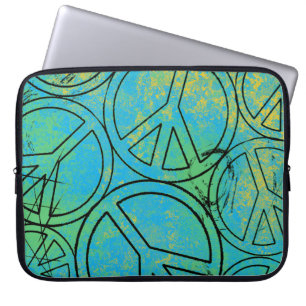 GRUNGE PEACES Laptop Sleeve