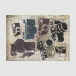 Grunge photographer photography Vintage Camera Tissue Paper