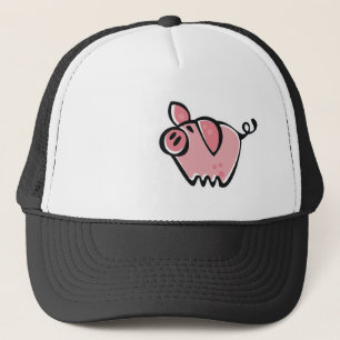 Grunge Pig Trucker Hat