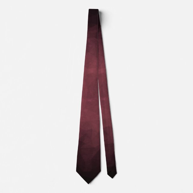 Grunge Polygon Background - Red Tie (Front)