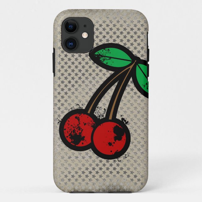 Grunge punk cherries iphone 5 case (Back)