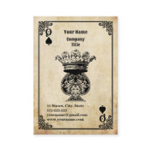 Grunge Queen of Spades