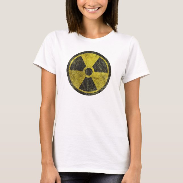 Grunge Radioactive Symbol T-Shirt (Front)