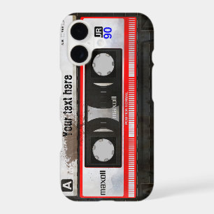 Grunge Retro Compact Audio Cassette DJ