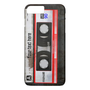 Grunge Retro Compact Audio Cassette   DJ iPhone 8 Plus/7 Plus Case
