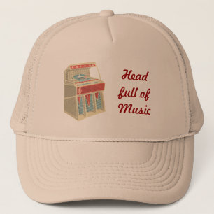 Grunge Retro Jukebox Trucker Hat