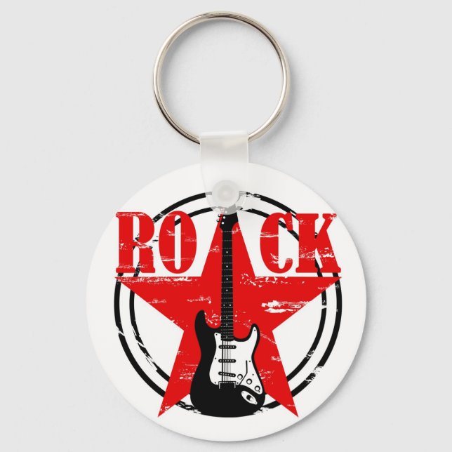 Grunge rock key ring (Front)