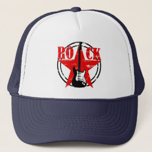 Grunge rock trucker hat