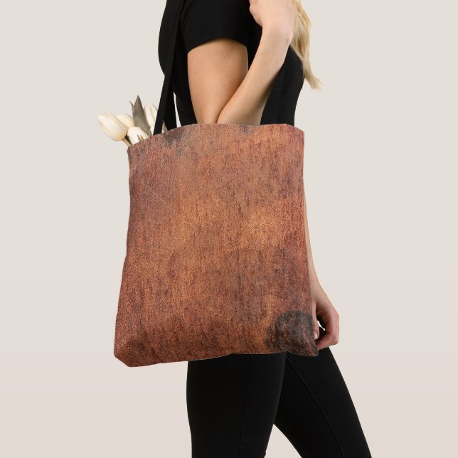 Grunge rust texture tote bag (Close Up)