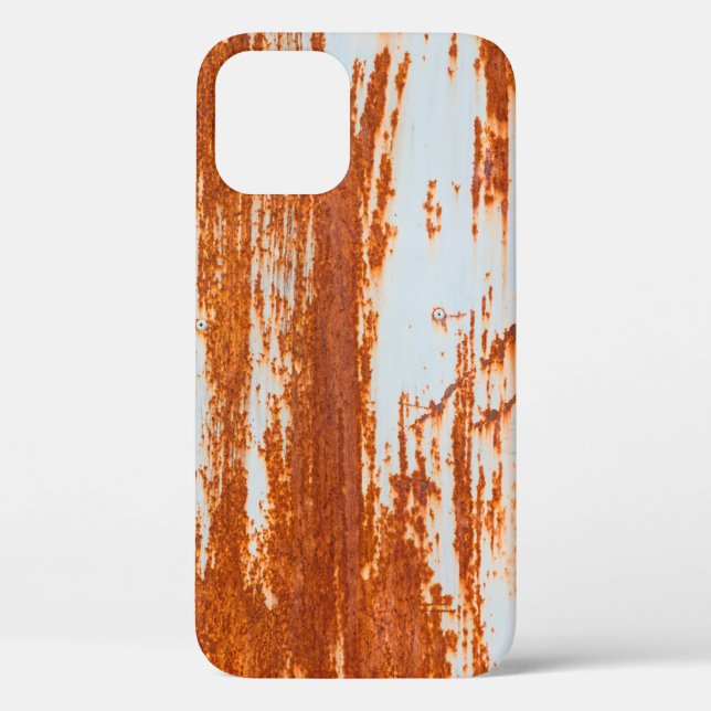grunge rusty steel wall background and texture Case-Mate iPhone case (Back)
