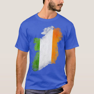 Grunge Saint Patrickx27s Lucky Leprechaun Ireland  T-Shirt