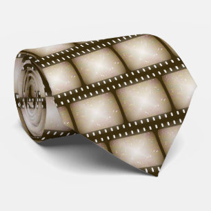 Grunge Scratched 35mm Movie Film Reel  Tie