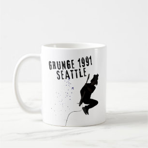 Grunge Seattle 1991 Music Scene Love Seattle Vinta Coffee Mug