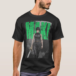 Grunge Sketch Anime Character Illustration T-Shirt