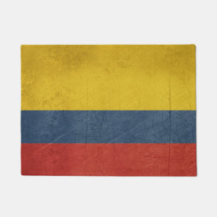 Grunge sovereign state flag of country of doormat