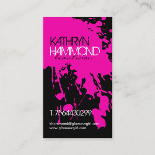 Grunge Splatter Business Card