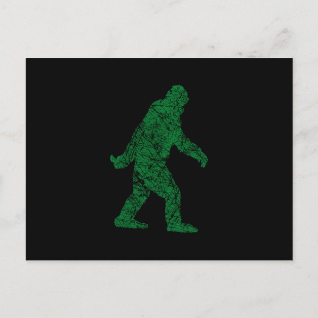 Grunge Squatchin Postcard (Front)