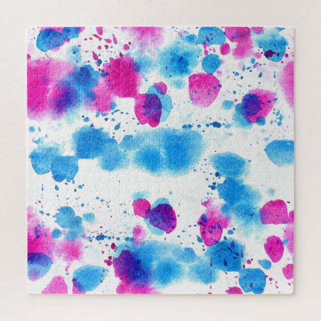 Grunge Stains Watercolor Texture Jigsaw Puzzle (Vertical)