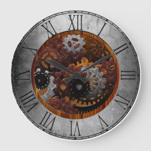 Grunge Steampunk Clocks and Gears
