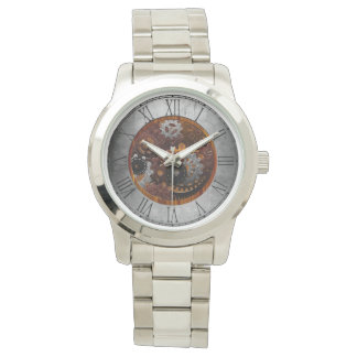 Grunge Steampunk Clocks and Gears Watch